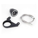 Oil Pressure Gauge Kit Radius Black For 84-99 Evo B.T. (NU)