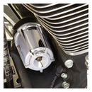 Billet Oil Filter Kit Beveled Chrome