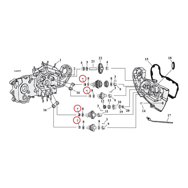 Camshaft Needle Bearing Inner For 06-17NUDyna