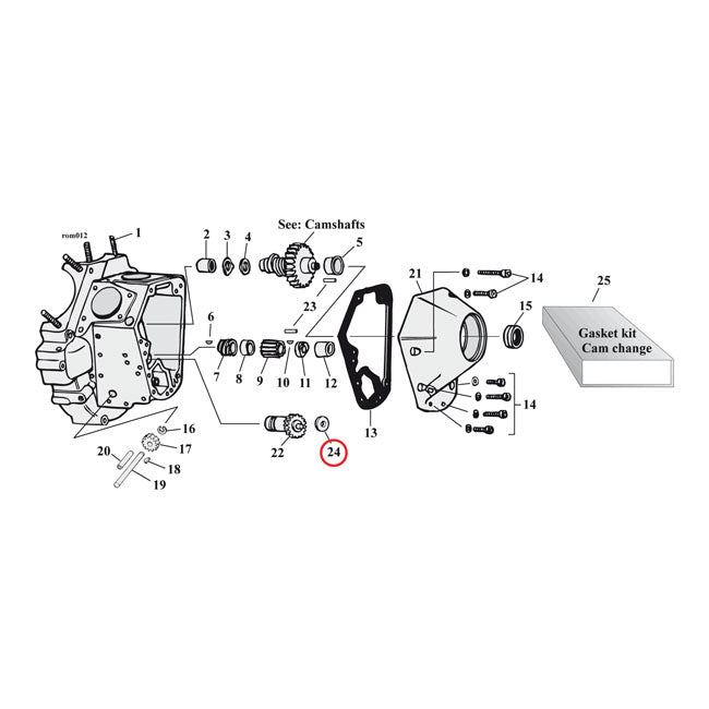 Steel Breather Valve Spacers 110 Inch For L77-99 B.T.