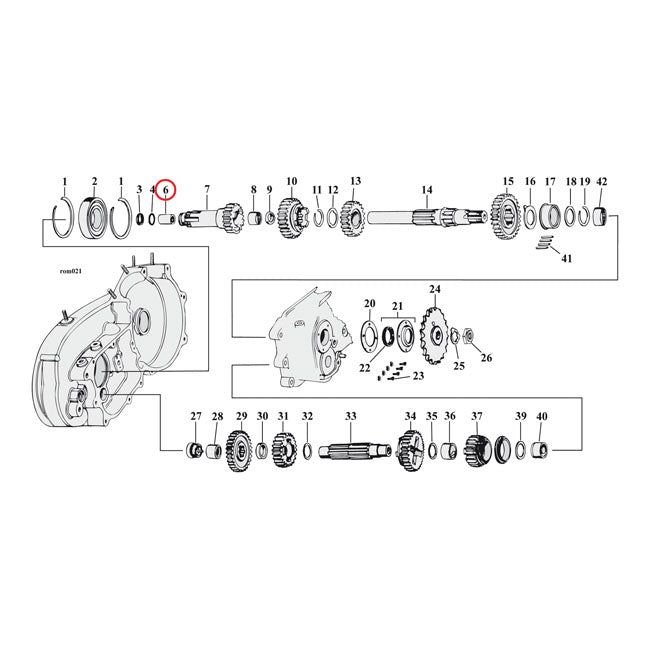 Bearing Countershaft/Clutch Gear For 52-90 K