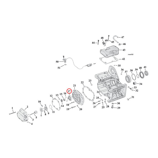 Transmission Bearing Main & C-Shaft For Transmission: 99-06 B.T.