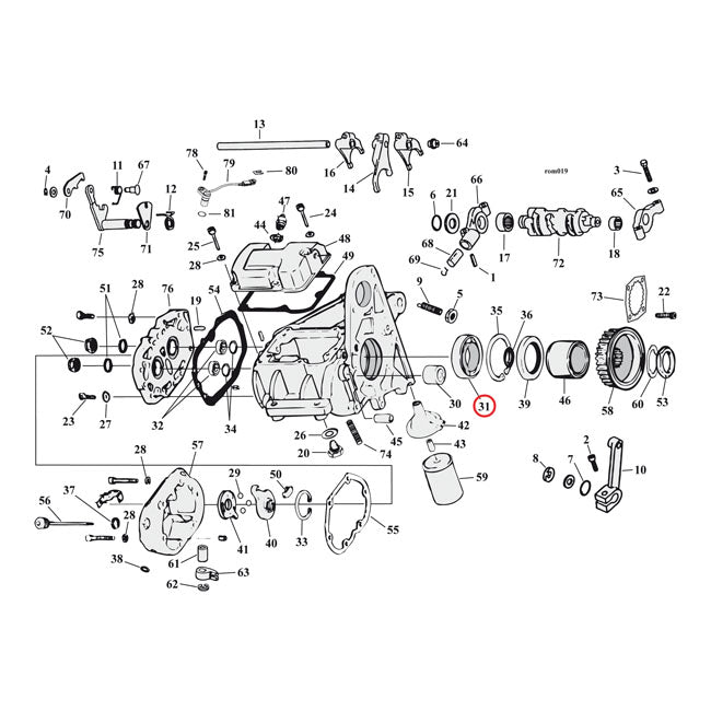 Bearing Transmission Mainshaft For L84-06 5-Speed B.T.