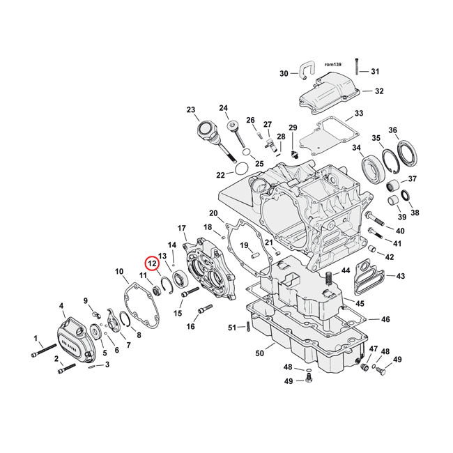 Retaining Rings Main / Countershaft Bearing For Main & Countershaft Bearing: 99-21 B.T.