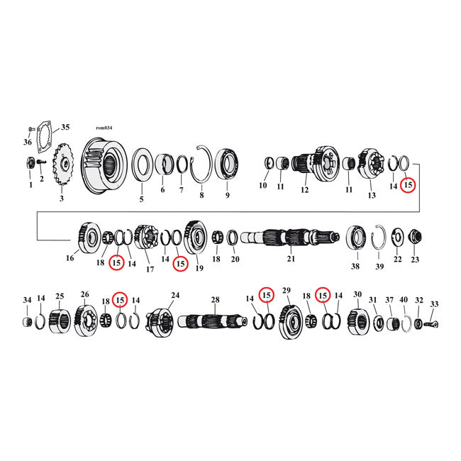 Thrust Washer Transmission For 80-06 5-sp B.T.