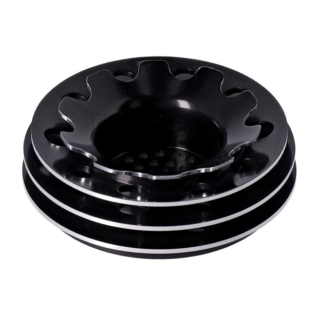 Camshaft Cover / Heat Sink Black For 01-17 NU Twin Cam