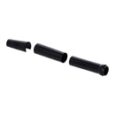 Billet 'A Cut Above' Aluminum Pushrod Cover Kit Black For 99-17 Twin Cam NU