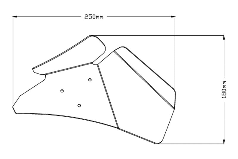 Upper Wind Deflectors Clear For KTM 1090 Adventure 2017-2020