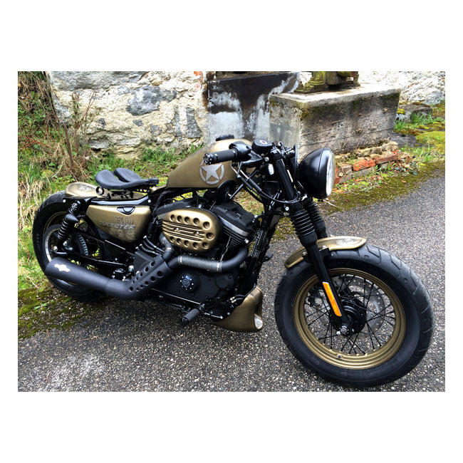 Old School Front Fender Gloss Black