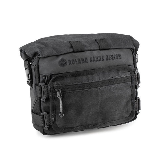 Rsd X Kriega Roam Handlebar Bag Black For Volume 3-Litres 183 cu in capacity
