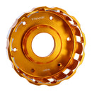 M8 Billet Clutch Basket Hard Anodized Natural