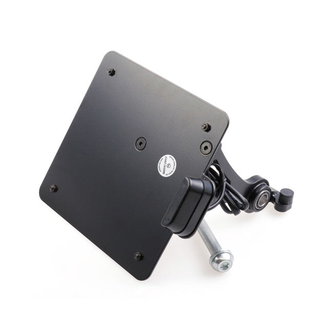 Side Mount License Plate Bracket Black Italy For 22-23 Nightster RH950