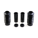 6-Piece Fork Tube Cover Kit Short Black For 22-23 Nightster RH950