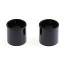 2-Piece Upper Fork Cover Kit Short Gloss Black For Indian: 18-22 Scout Bobber