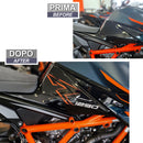 3D Motorcycle Stickers - Tank Sides For KTM 1290 Super Duke R 2022>2023