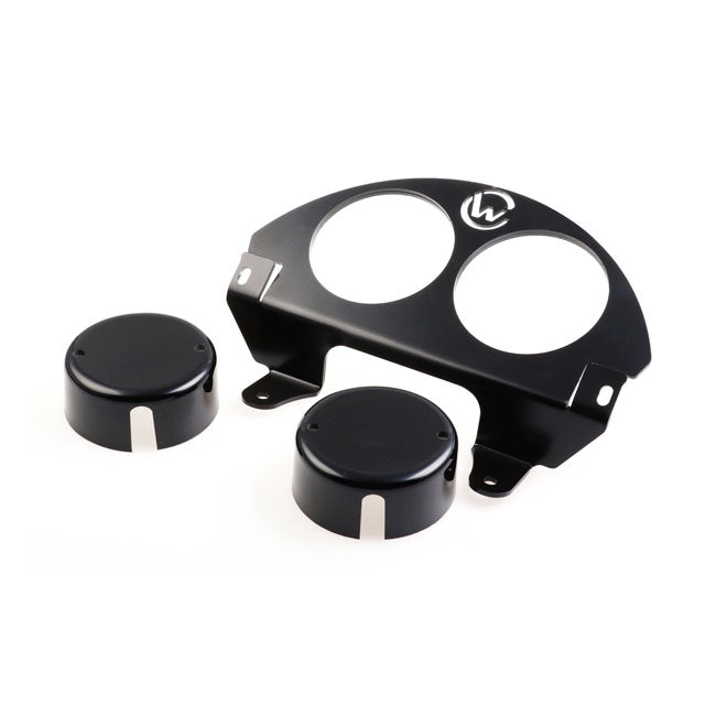 Low Rider Dash Cover Kit Matte Black For M8 Softail: 18-20 FXLr Low Rider 107