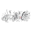 Sprocket Shaft Bearing Spacer Shim 112 Inch For 77-03 XL NU