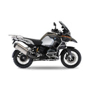 2-In-1 Oval Slip-Ons ESE Titan Grey For BMW: 17-18 R1200GS ADV 1200 LC