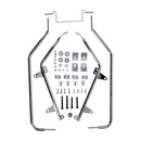Bagger Tail Bag Mount Kit Chrome For 08-17 FLSTC/N With Upto 150mm Tire NU