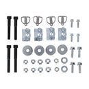 Bagger Tail Bag Mount Kit Black For 07-17 Softail Fatboy With 200 Tire And Low Exhaust NU