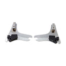 Detachable Sissy Bar Side Plates Chrome For 97-08 FLT/Touring NU