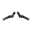 Detachable Sissy Bar Side Plates Black For 09-21 Touring