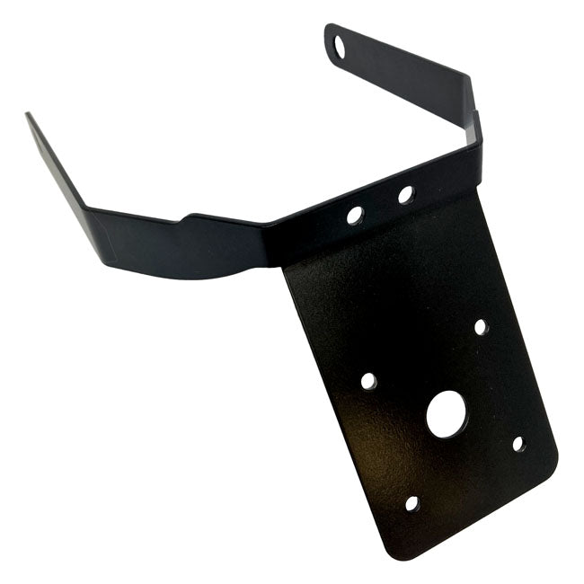 Dmp Under Fender License Plate Holder Black For XL Sportster: 08-09 XL1200N Nightster