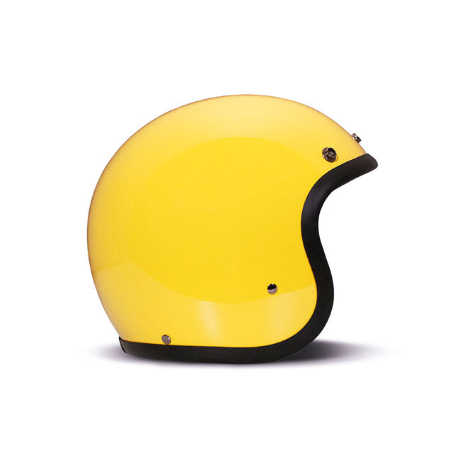 Vintage Open Face Helmet Yellow