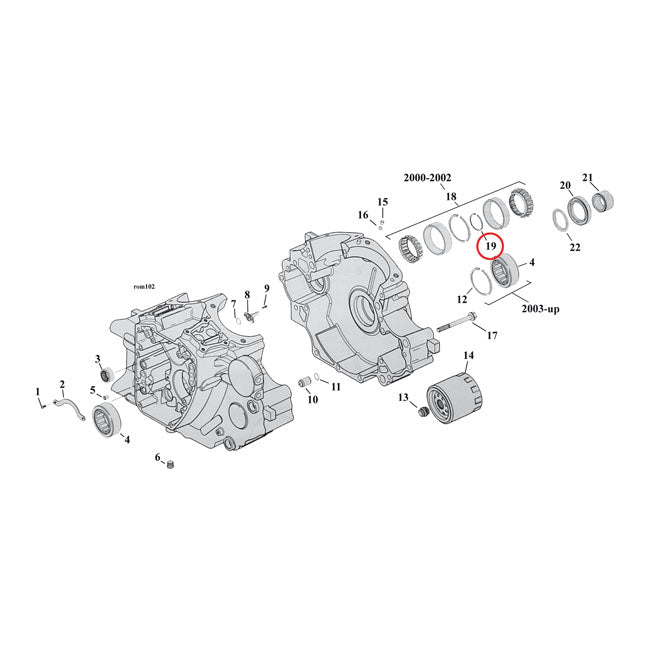 Sprocket Shaft Bearing Spacer Shim .092 Inch