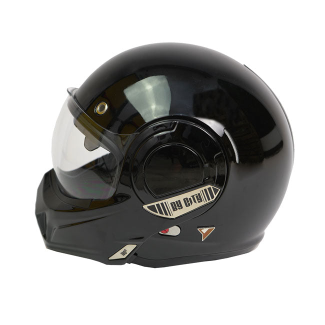 By City 180 Tech Convertible Helmet Black Shiny