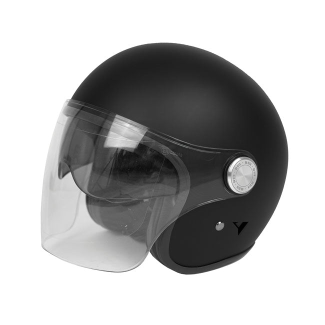 By City The City Open Face Helmet Matt Black