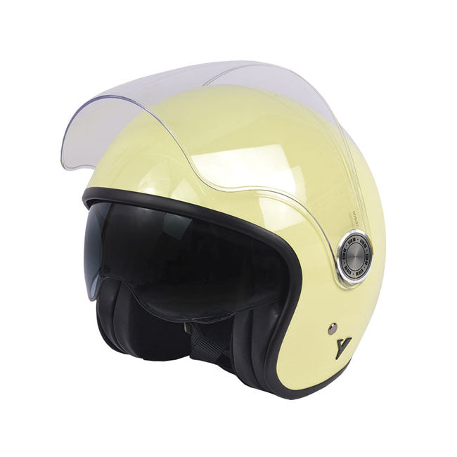 By City The City Open Face Helmet Beige Shiny