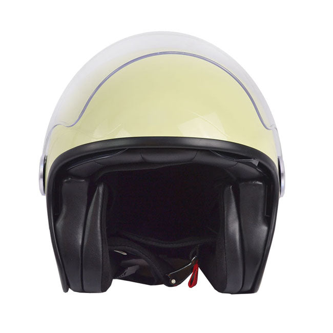 By City The City Open Face Helmet Beige Shiny