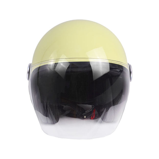 By City The City Open Face Helmet Beige Shiny