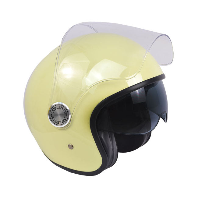 By City The City Open Face Helmet Beige Shiny