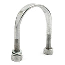 U-Bolt Kit Jiffy BracketWith Nuts. Chrome For 30-52 45 Inch Solo