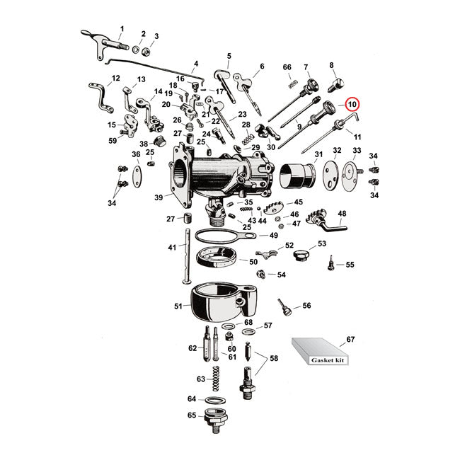 Adjustable High Speed Needle For 40-50 OHV Models NU