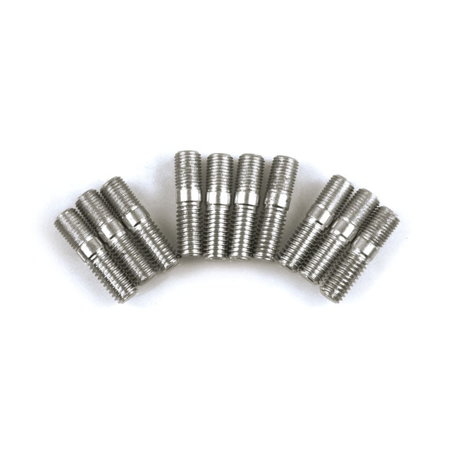 Pan & Shovel Motor Mount Studs. Zinc For 48-65 Panhead