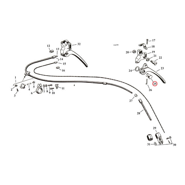 Bushing Handlebar Brake Lever For 29-52 45 Inch