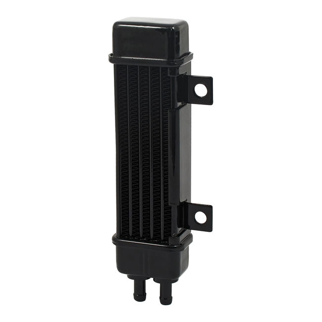 Vertical Oil Cooler 6-Row Slim Line Black