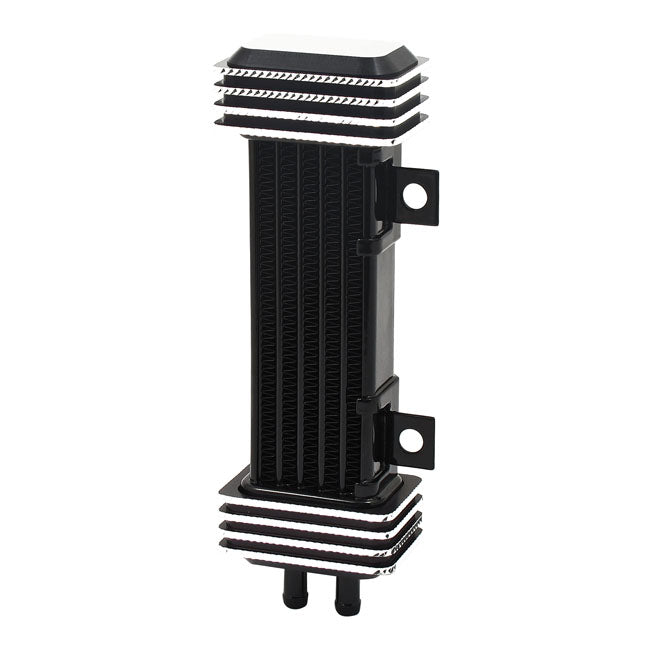 Vertical Oil Cooler 6-Row Deluxe Black Diamond