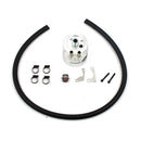 Horizontal Oil Cooler 10-Row Black For 91-17 Dyna NU