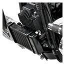 Horizontal Oil Cooler 10-Row Black For 91-17 Dyna NU