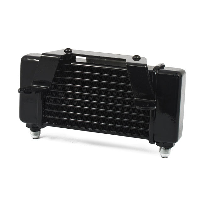 Horizontal Oil Cooler 10-Row Black For 09-16 Touring Excl. Twin Cooled NU