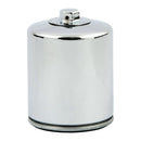 Spin-On Oil Filter With Top Nut Chrome For 84-98NUSoftail