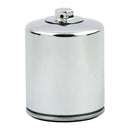 Spin-On Oil Filter With Top Nut Chrome For 1999 Softail