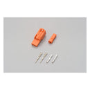 Connector Set For Turn Signal - 2 Pole Honda-A Orange