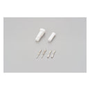 Connector Set For Turn Signal - 2 Pole Suzuki White