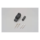 Connector Set For Turn Signal - 2 Pole Kawasaki Black