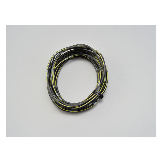 Electrical Wire 2 Meter 0.75Sq Black/Yellow